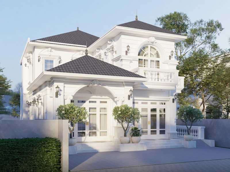 thiết kế biệt thự mái nhật