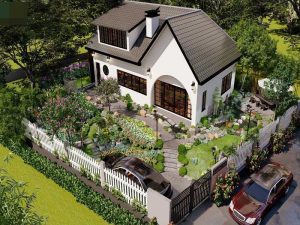 thiết kế biệt thự vườn