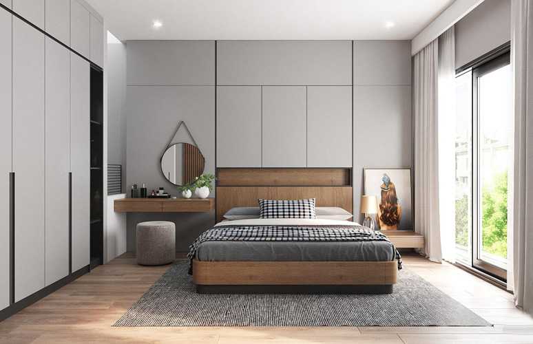 Phòng chủ được thiết kế tập chung vào công năng sử dụng