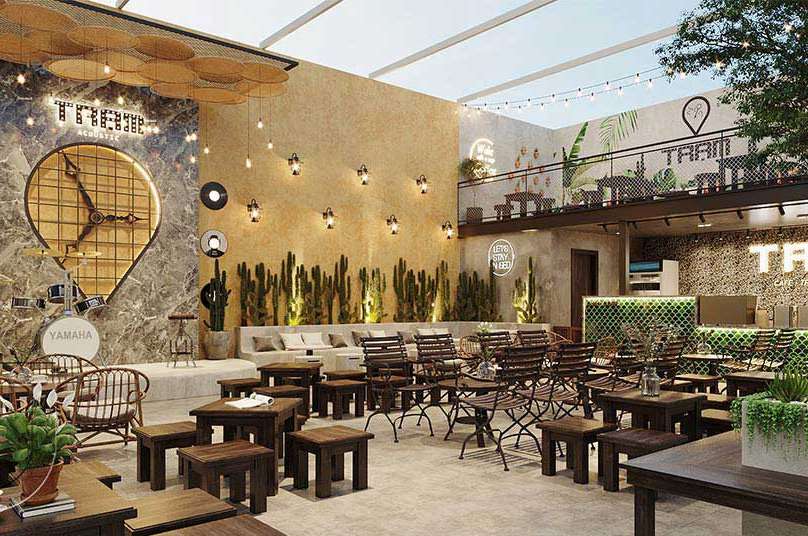 Tối ưu hóa không gian quán cafe